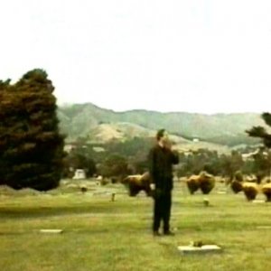 William Hurt in una sequenza di FINO ALLA FINE DEL MONDO