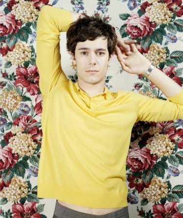 un colorato ritratto di Adam Brody