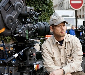 Ron Howard sul set de Il codice Da Vinci