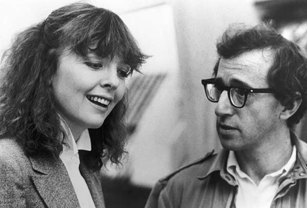 Diane Keaton con Woody Allen in Manhattan