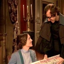 Diane Keaton e Woody Allen in una scena di AMORE E GUERRA