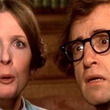 Diane Keaton con Woody Allen in una scena di AMORE E GUERRA