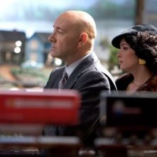 Kevin Spacey con Parker Posey in Superman Returns