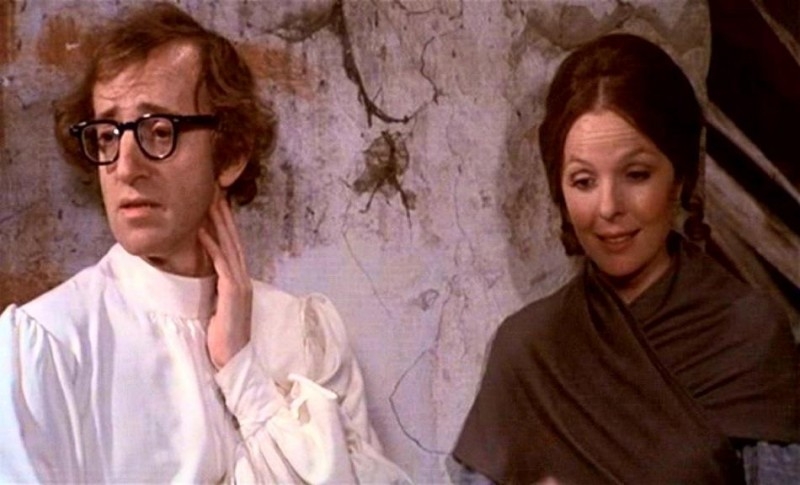 Woody Allen E Diane Keaton In Una Scena Di Amore E Guerra 26423