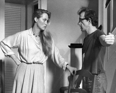 Woody Allen e Meryl Streep in Manhattan