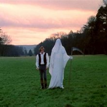 Woody Allen in una celebre scena di AMORE E GUERRA