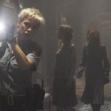 Laurie Holden, Radha Mitchell e Tanya Allen in una scena di SILENT HILL