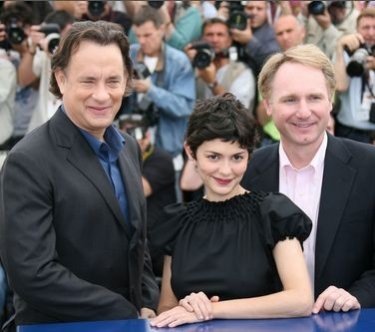 Tom Hanks, Audrey Tautou e Dan Brown