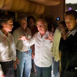 Wolfgang Petersen sul set di Poseidon