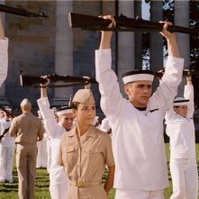 Jordana Brewster con James Franco in una scena del film Annapolis