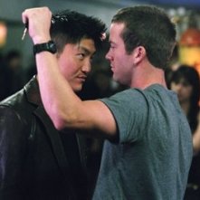 Brian Tee e Lucas Black in una scena del film The Fast and the Furious 3