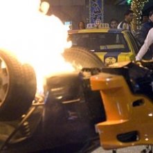 Lucas Black e Nathalie Kelley in una scena del film The Fast and the Furious 3