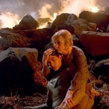 Brandon Routh ed Eva Marie Saint in Superman Returns