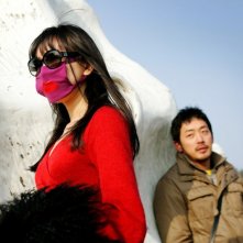 Sung Hyun-ah con Ha Jung-woo in una scena del film Time