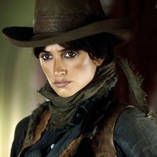primo piano di Penelope Cruz in una scena di Bandidas