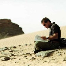 Enzo Monteleone sul set di El Alamein