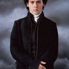 Johnny Depp in una foto promozionale per Il mistero di Sleepy Hollow
