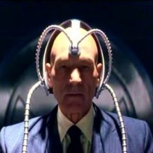 Patrick Stewart in una scena di X-MEN
