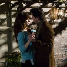 Sandra Bullock con Keanu Reeves in una scena del film  La casa sul lago del tempo