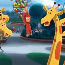 Una scena del film d'animazione Curioso come George