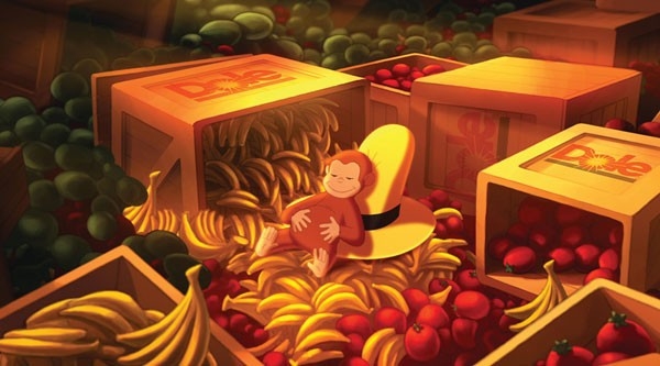 Una scena del film Curioso come George