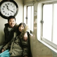 Sung Hyun-ah e Ha Jung-woo in una scena del film Time