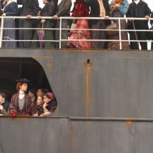 Una scena del dramma Nuovomondo