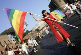 Vladimir Luxuria al Gay Pride 2006