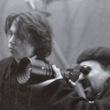 Johnny Depp e Tim Burton sul set de Il mistero di Sleepy Hollow