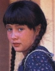 Una giovanissima Shannen Doherty nella serie tv 'La casa nella prateria'.