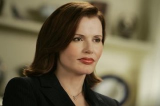 Geena Davis in una foto di 'Una donna alla Casa Bianca'