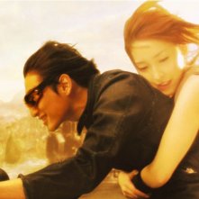 Una scena d'azione del film Kyashan - La rinascita