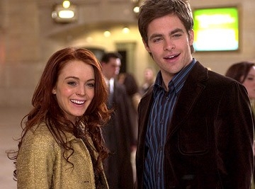 Lindsay Lohan eChris Pine in Baciati dalla sfortuna