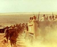 Una scena di El Alamein