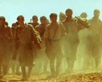 Una scena di El Alamein