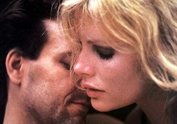 Kim Basinger con Mickey Rourke in Nove settimane e mezzo