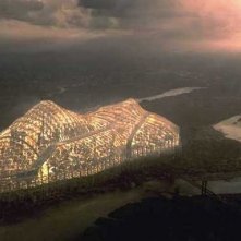 Un suggestivo scenario del film Final Fantasy