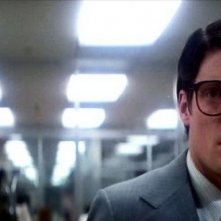 Christopher Reeve in una scena di SUPERMAN, 1978
