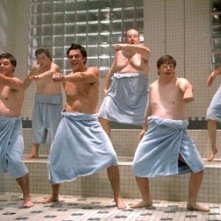 Jed Rees, John Taylor, Johnny Knoxville, Bill Chott, Edward Barbanell e Geoffrey Arend in The Ringer - L'imbucato