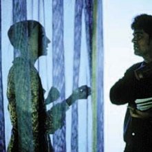 Pedro Almodovar e Marisa Paredes sul set di Tutto su mia madre