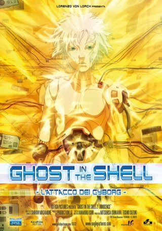 La locandina italiana di Ghost in the Shell 2 - L'attacco dei cyborg