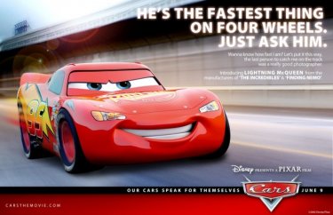 Un'immagine promo per Cars