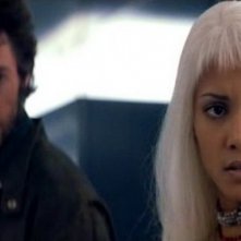 Hugh Jackman e Halle Berry in una scena di X-MEN