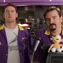 Jeff Anderson e Brian O'Halloran in una scena di Clerks II
