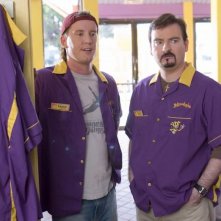 Jeff Anderson e Brian O'Halloran in una scena di Clerks II