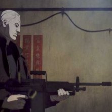 Una sequenza del film Ghost in the Shell 2 - L'attacco dei cyborg