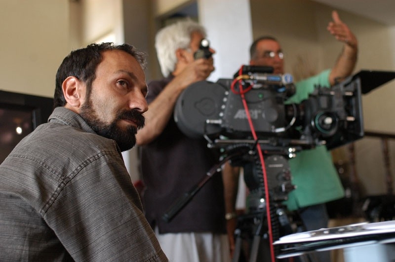 Asghar Farhadi sul set di Chahar Shanbeh Souri