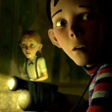 Una scena di Monster House