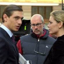 Vanessa Incontrada, Giorgio Pasotti e Maurizio Sciarra sul set del film Quale amore