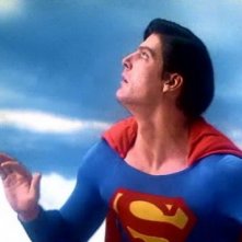Christopher Reeve in una scena di SUPERMAN
